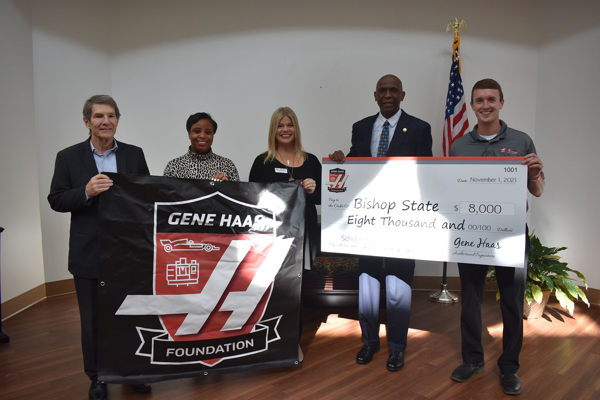 Gene Haas Foundation - Donates 8000 Student Scholarships - Bishop State Community College
