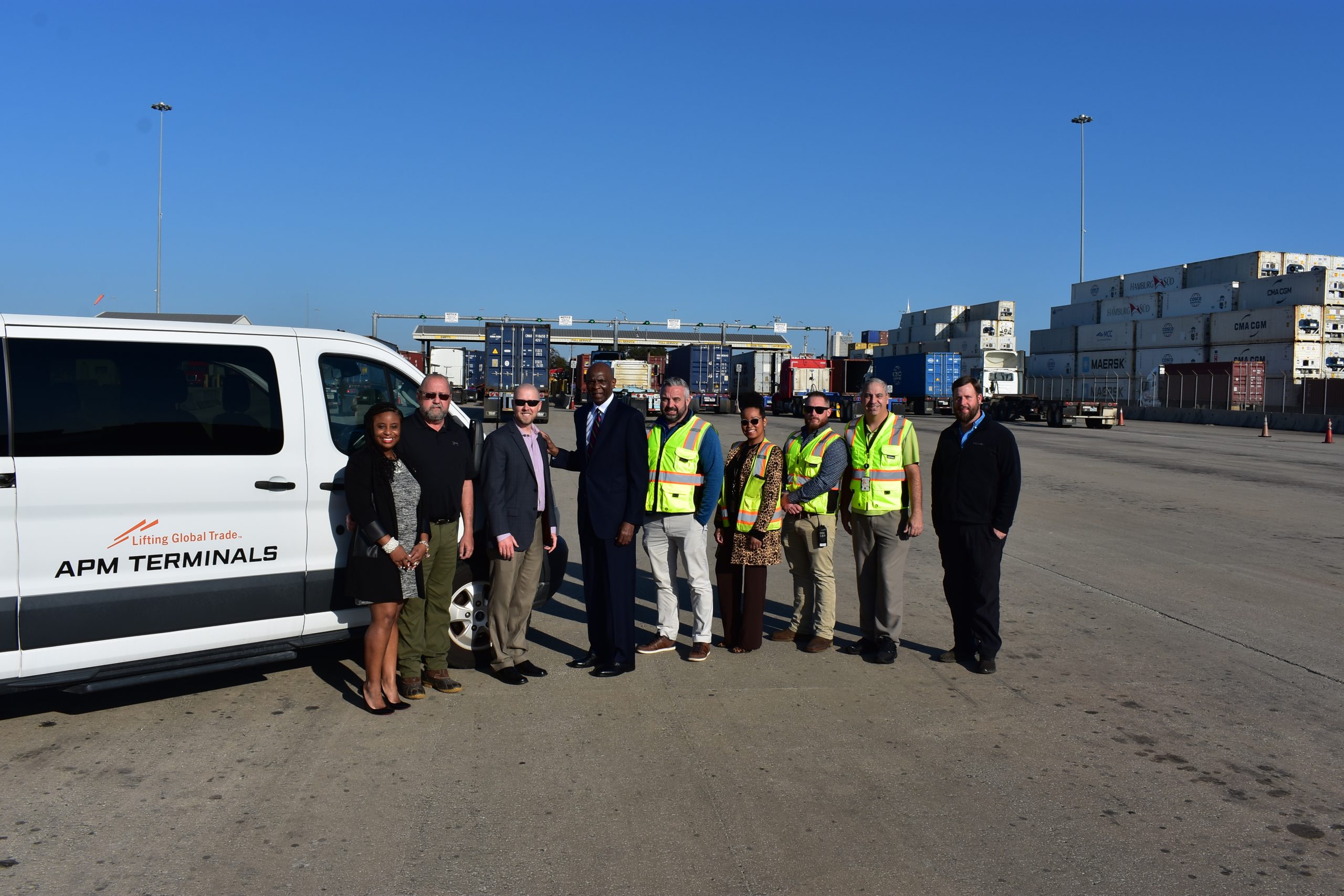APM Terminals Donates to Bishop State Community College Truck Driving School